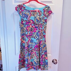Lilly Pulitzer Take the Bait Fit-and-Flare Dress